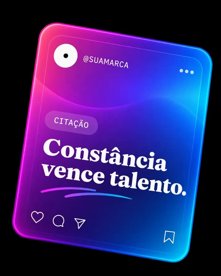 Exemplo de post com uma citação